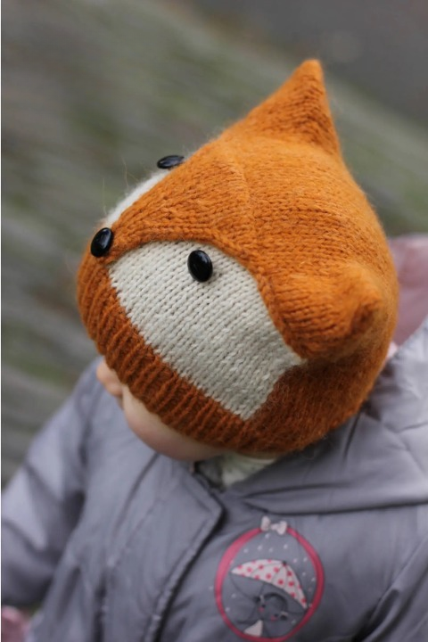 🦊 FOXY & WOLFIE Beanie – Knit Pattern (All Sizes) 🧶