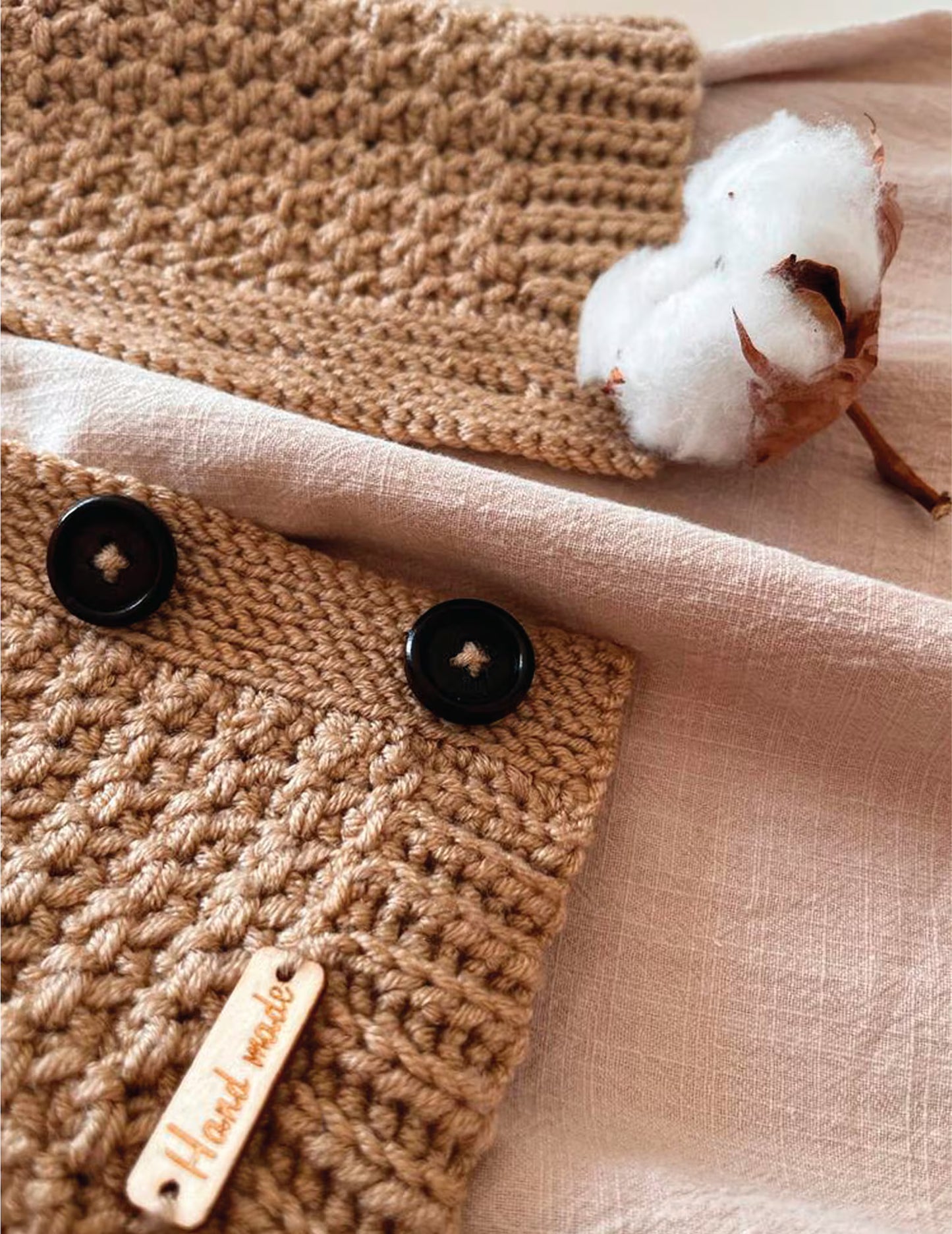 🧸 Explorer Baby Cardigan – Cozy Textured Crochet Pattern (Newborn–8Y)