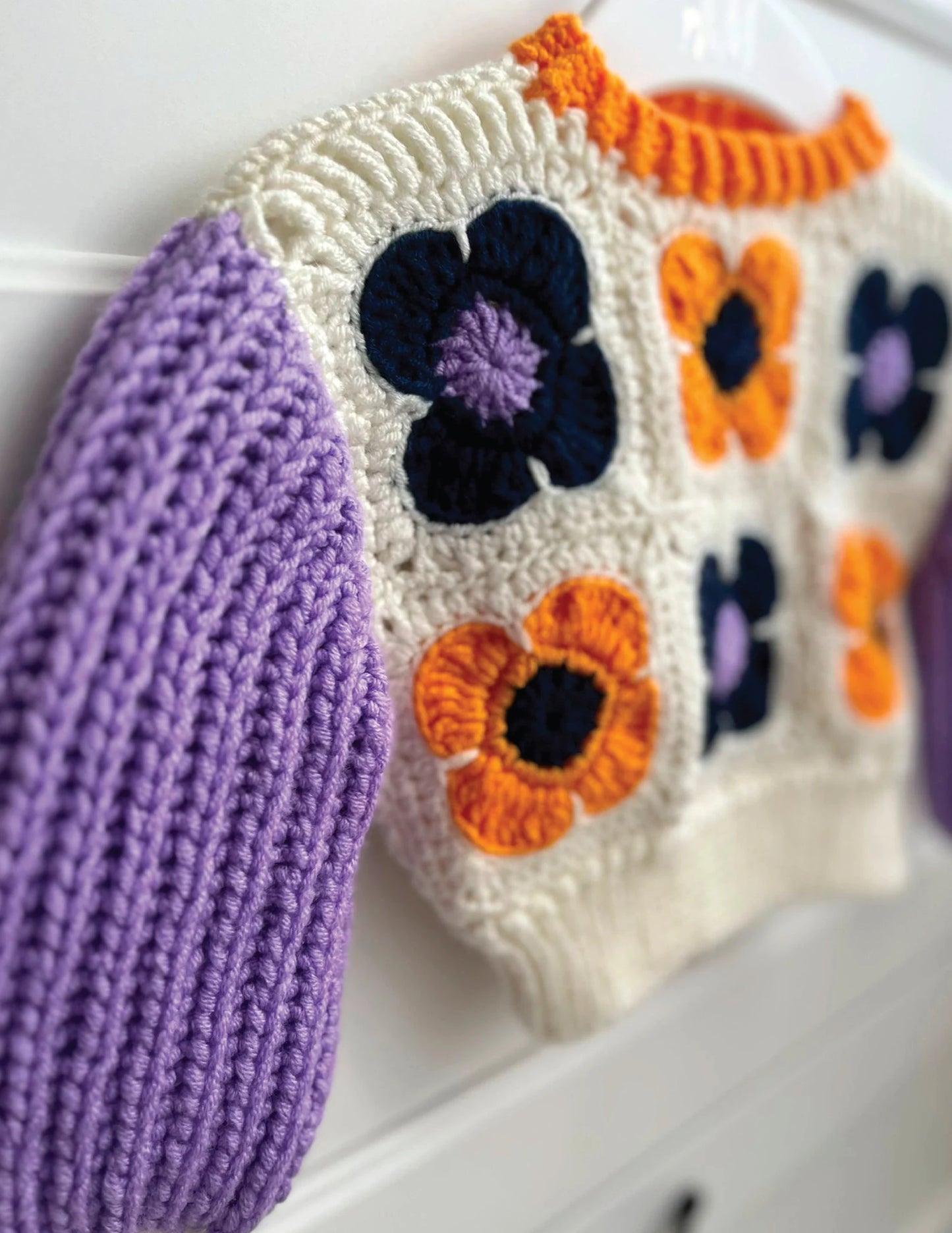 πΌ Granny Bloom Sweater β Floral Baby & Kids Crochet Pattern (0β8Y)