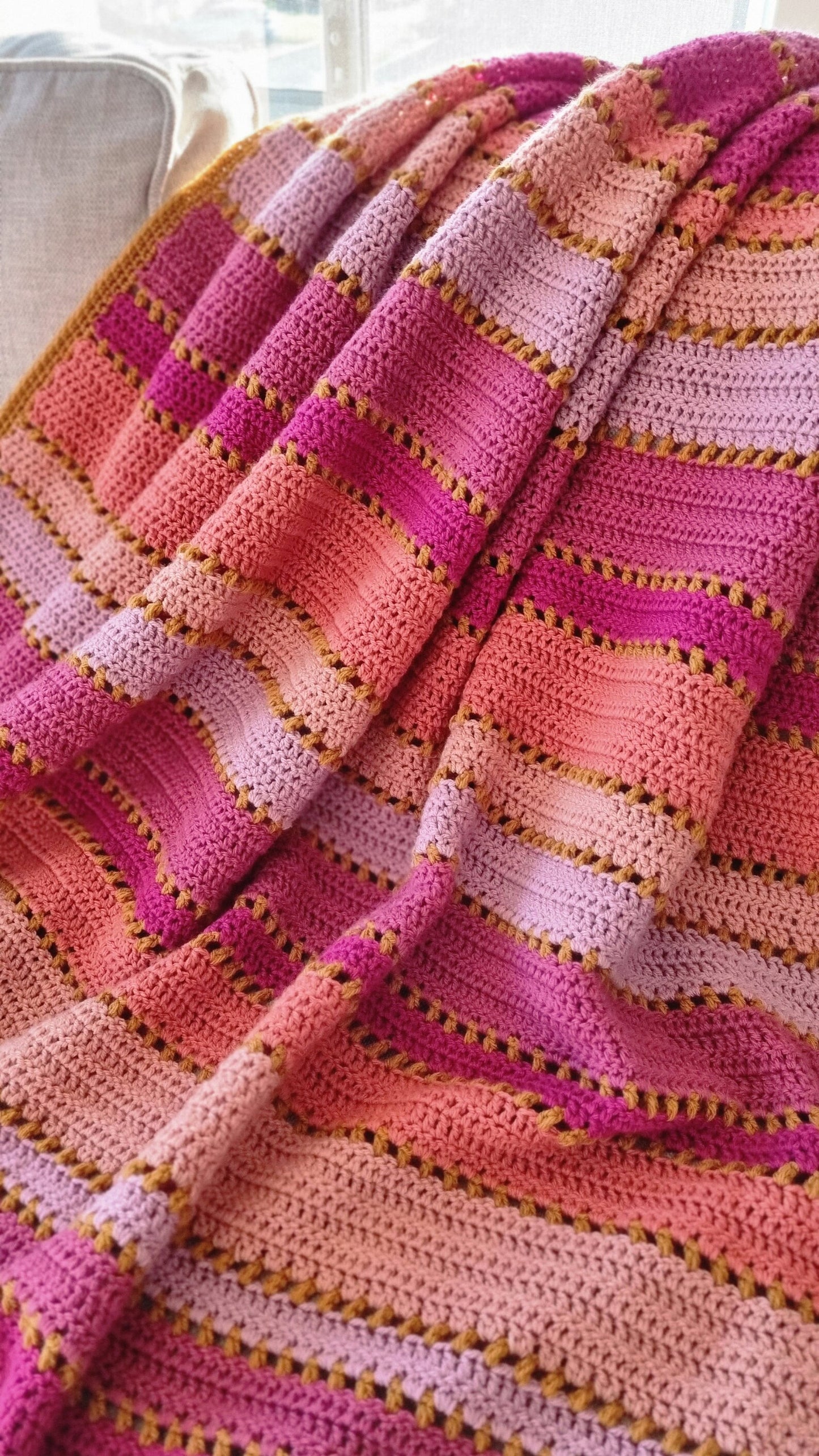 π§Ά Turkish Delight Blanket β Easy Tassel Pattern for Beginners π¬