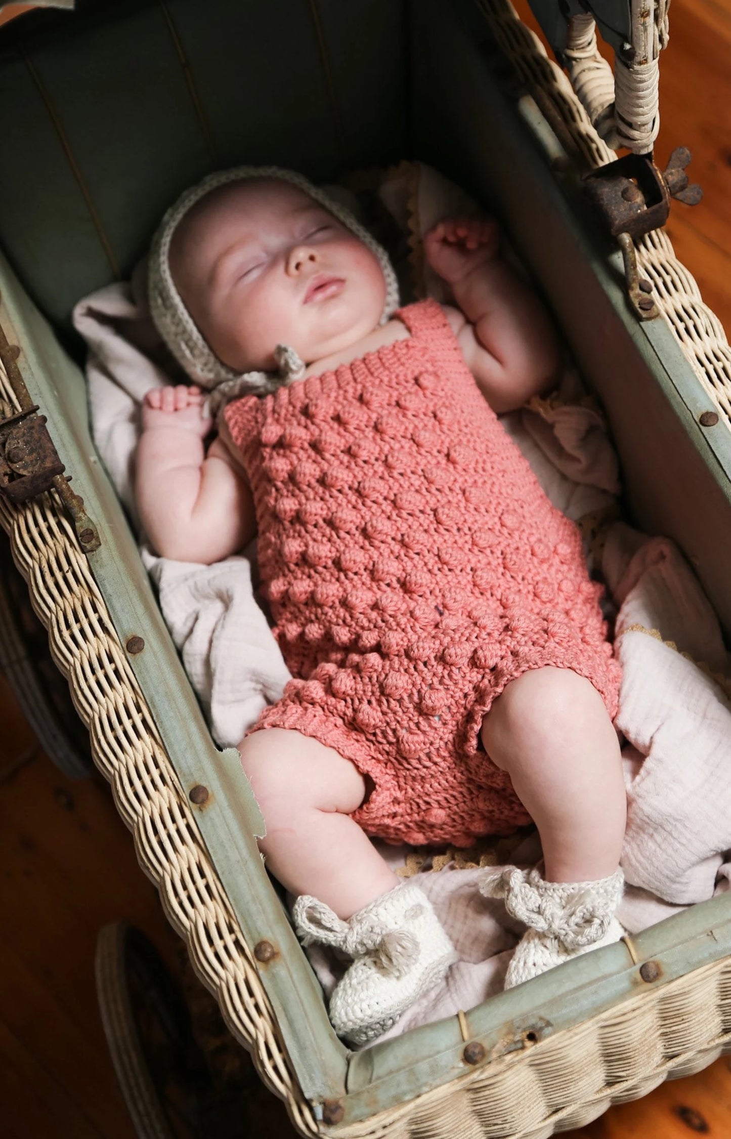 π Bobble Baby Romper β Modern Crochet Pattern (0β12 Months) πΌβ¨