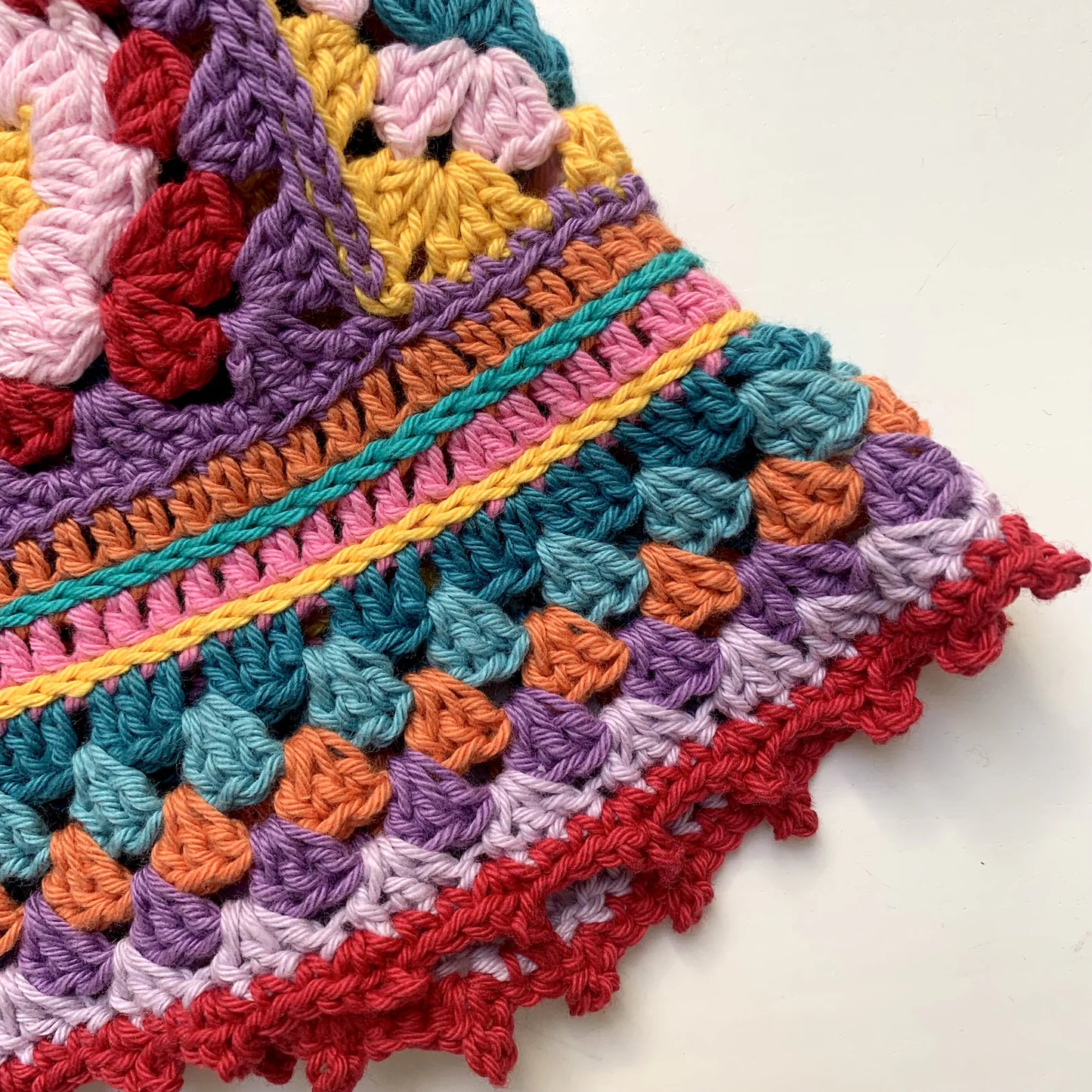 πΈ Granny Square Bucket Hat β Bold, Bright & Boho! π¨