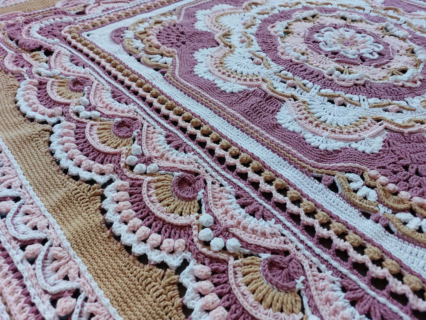 Blooming Joy Crochet Blanket Pattern 🌸 (PDF)