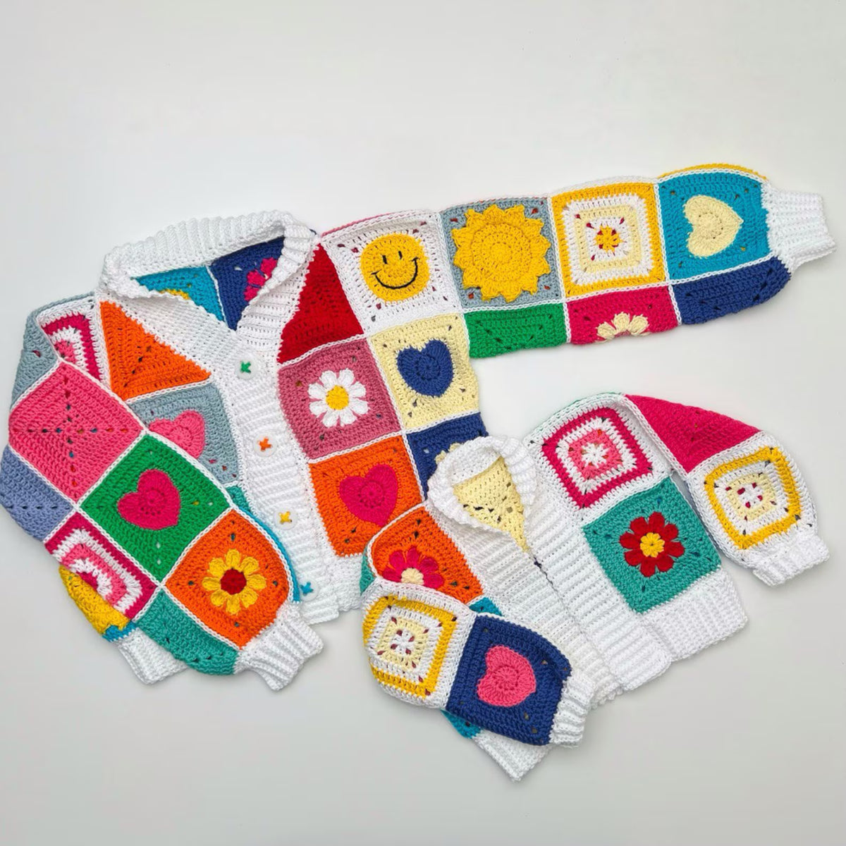 Joysie Kids Cardigan Crochet Pattern PDF (1β8 Years)