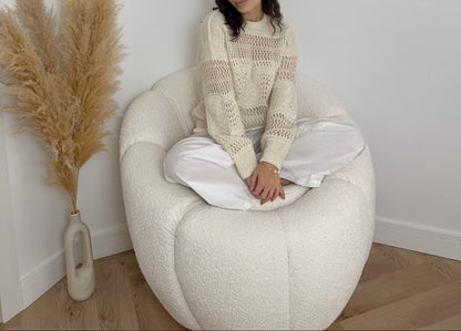 Lace Sweater Knitting Pattern PDF