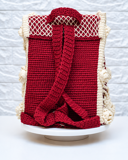 Skeleton Backpack Crochet Pattern PDF | Gothic Bag