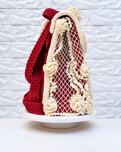 Skeleton Backpack Crochet Pattern PDF | Gothic Bag