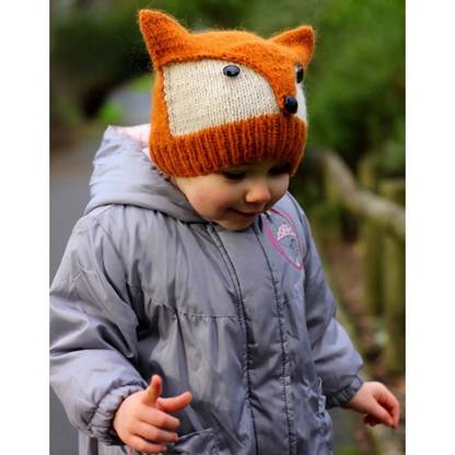 🦊 FOXY & WOLFIE Beanie – Knit Pattern (All Sizes) 🧶