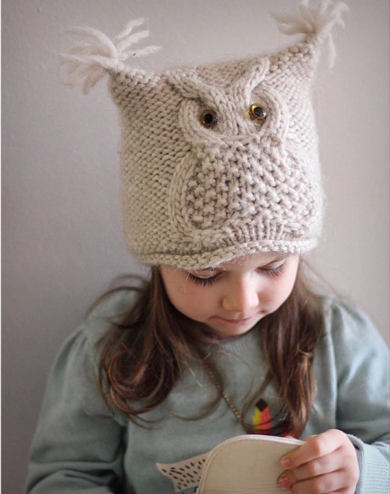 🦉 Owl Knit Hat Pattern – Cozy & Adorable for All Ages (PDF)