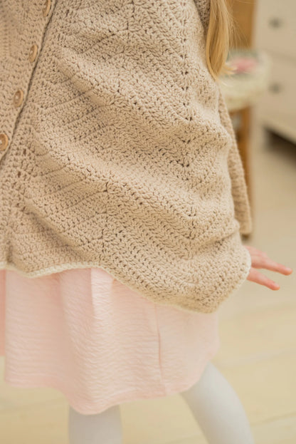 🐇🧶 Hooded Bunny Poncho Crochet Pattern – Kids Cape PDF ✨