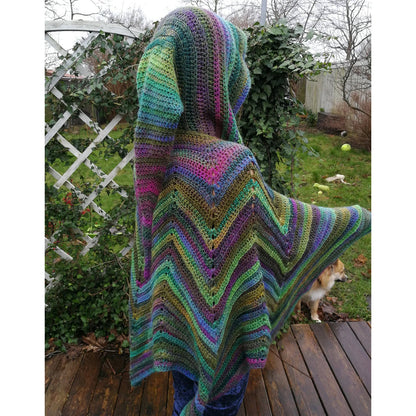 🌿 Pixie Hooded Cape – Easy Crochet