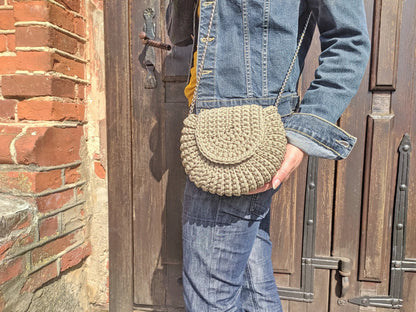 🌰 Oreo Shell Bag – Bold Texture, Easy Steps