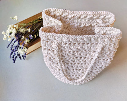 🧶 Boho Bucket Bag – Easy Step-by-Step Crochet
