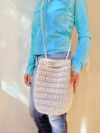 🧶 Boho Bucket Bag – Easy Step-by-Step Crochet