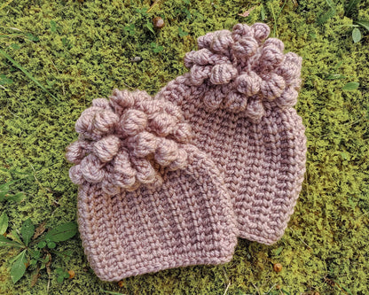 🎀 Chunky Puff Beanie – Cozy & Cute for All Ages