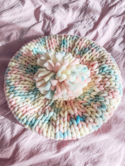 Bardot Beret Knitting Pattern PDF