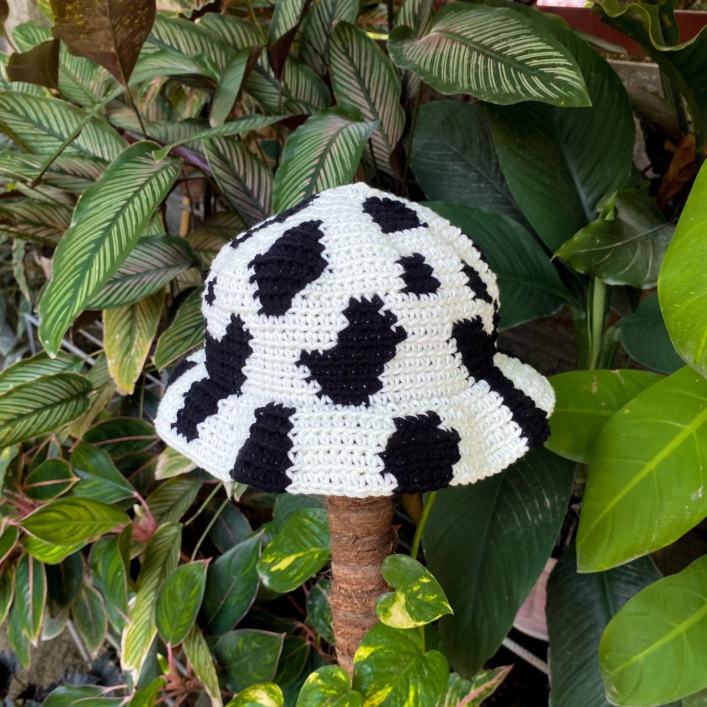 🐮 Moo Mood Bucket Hat – Crochet Pattern PDF