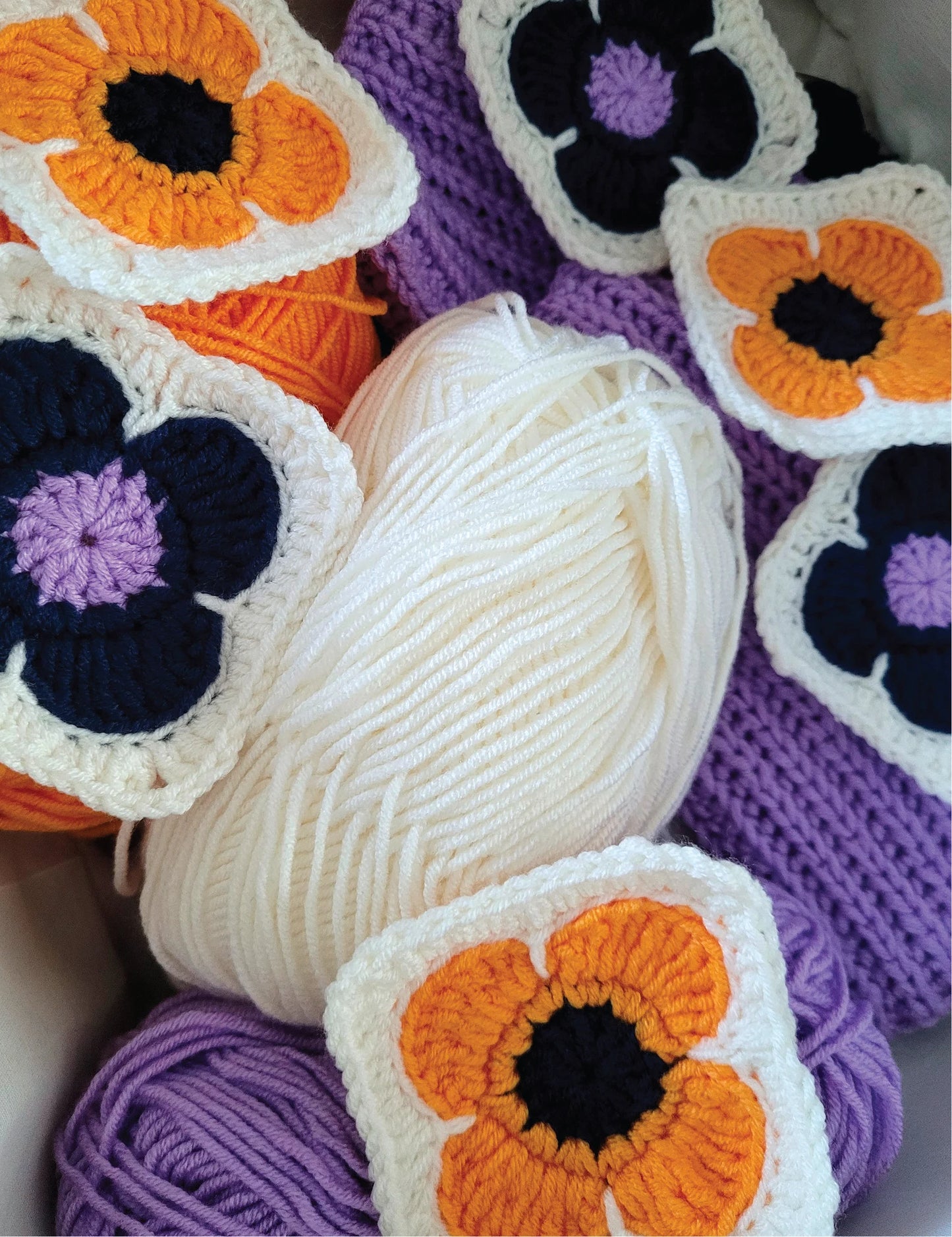 🌼 Granny Bloom Sweater – Floral Baby & Kids Crochet Pattern (0–8Y)