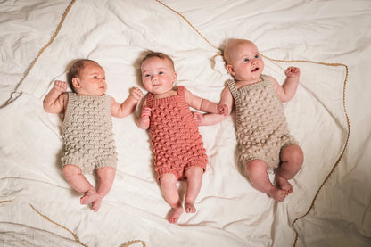 💖 Bobble Baby Romper – Modern Crochet Pattern (0–12 Months) 🍼✨