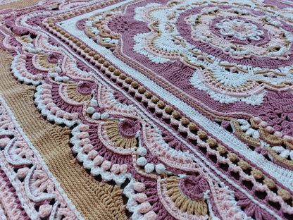 Blooming Joy Crochet Blanket Pattern 🌸 (PDF)