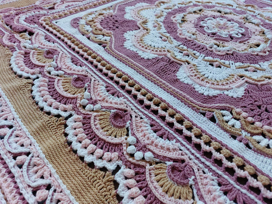 Blooming Joy Crochet Blanket Pattern 🌸 (PDF)
