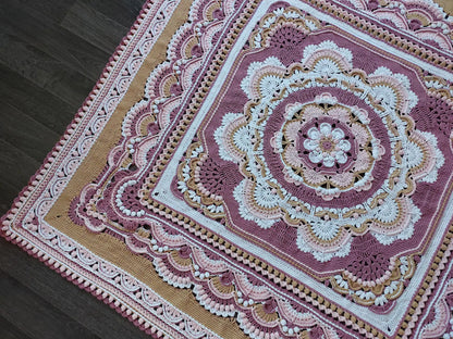 Blooming Joy Crochet Blanket Pattern 🌸 (PDF)