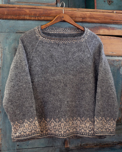🧶 Huldra Sweater – Nordic Raglan Knit Pattern ✨