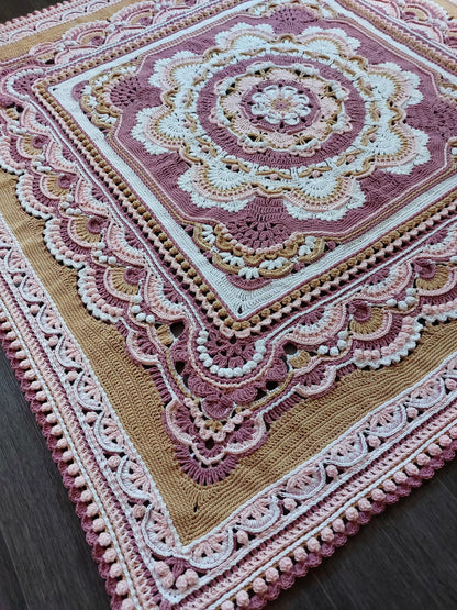 Blooming Joy Crochet Blanket Pattern 🌸 (PDF)