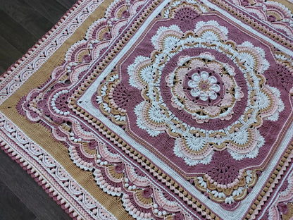 Blooming Joy Crochet Blanket Pattern 🌸 (PDF)