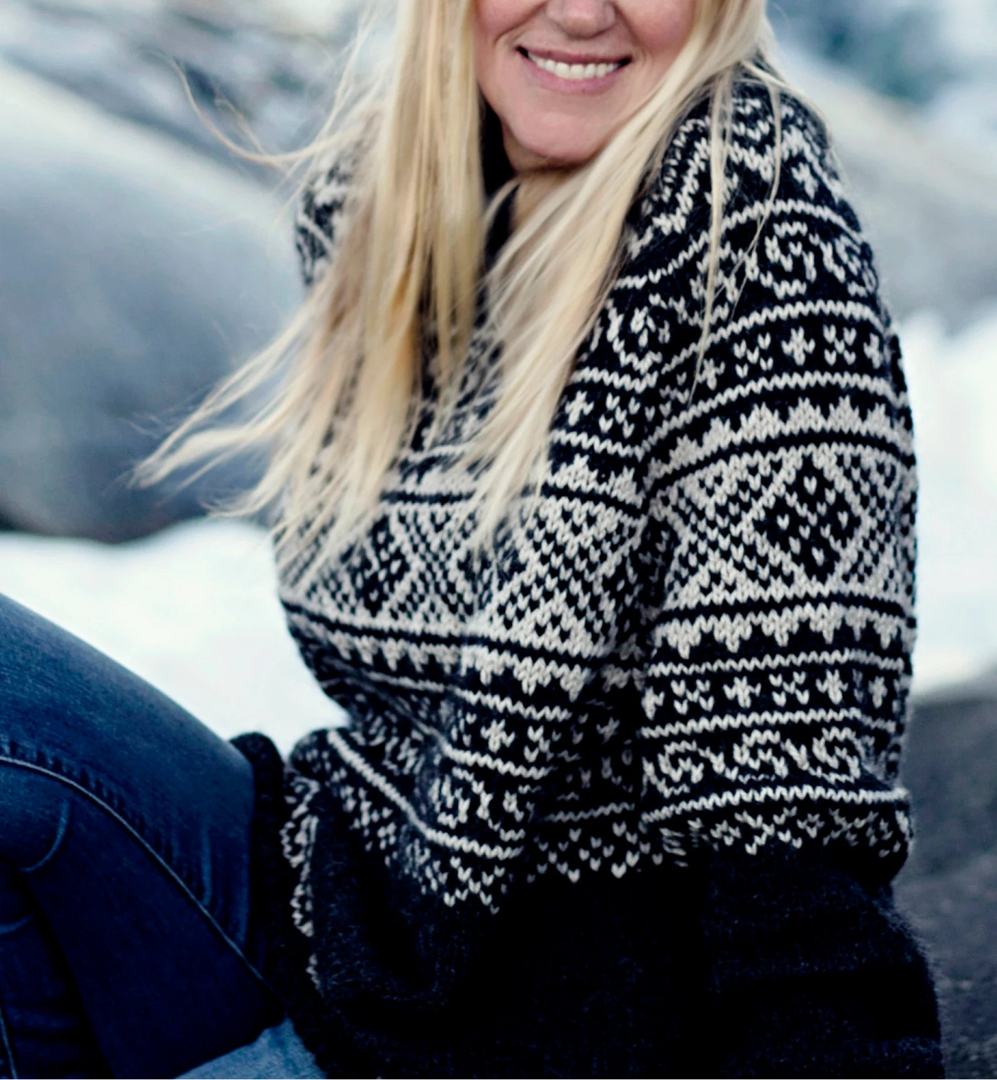 ❄️ Norwegian Setesdal Sweater – Classic Nordic Knit Pattern 🧶