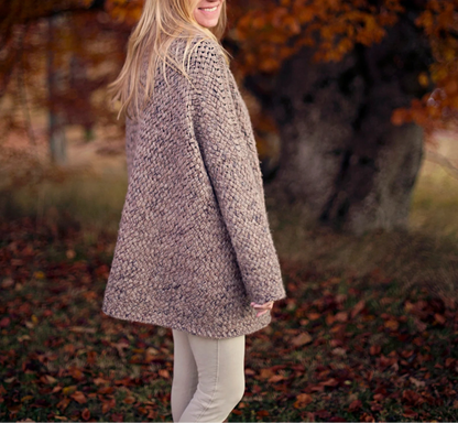 ✨ Dreamy Weave Cardigan – Oversized Knit Pattern 🧶