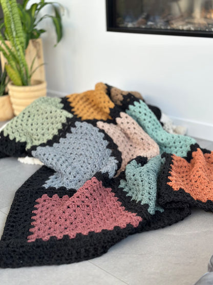 🧶 9 Motifs for a Stunning Crochet Throw – Beginner-Friendly