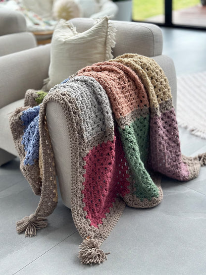 🧶 9 Motifs for a Stunning Crochet Throw – Beginner-Friendly