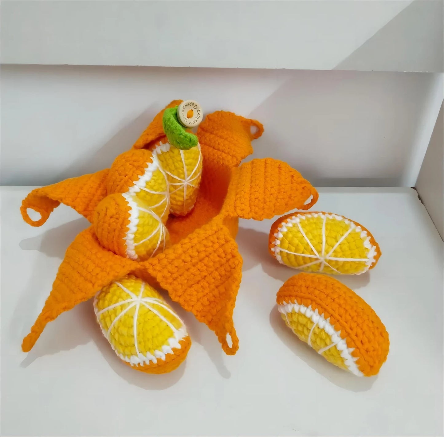 ✨ Orange Crochet Charm 🍊 | PDF Pattern 🧶