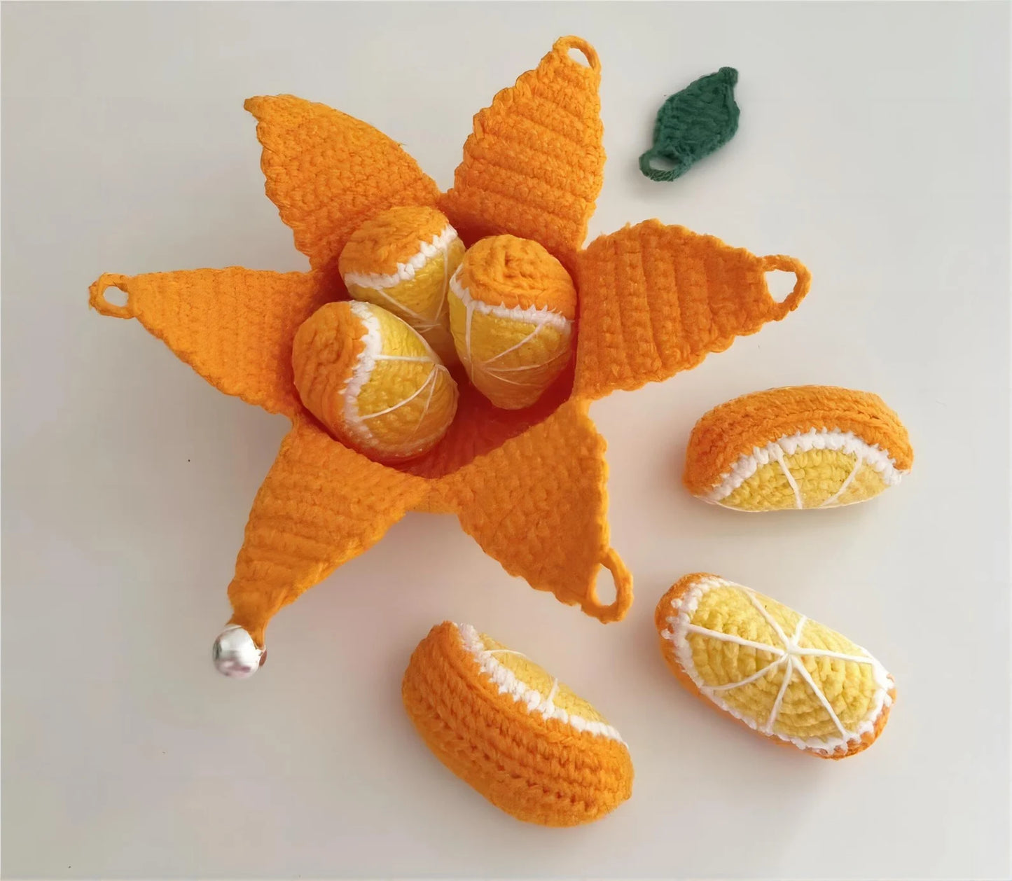 ✨ Orange Crochet Charm 🍊 | PDF Pattern 🧶