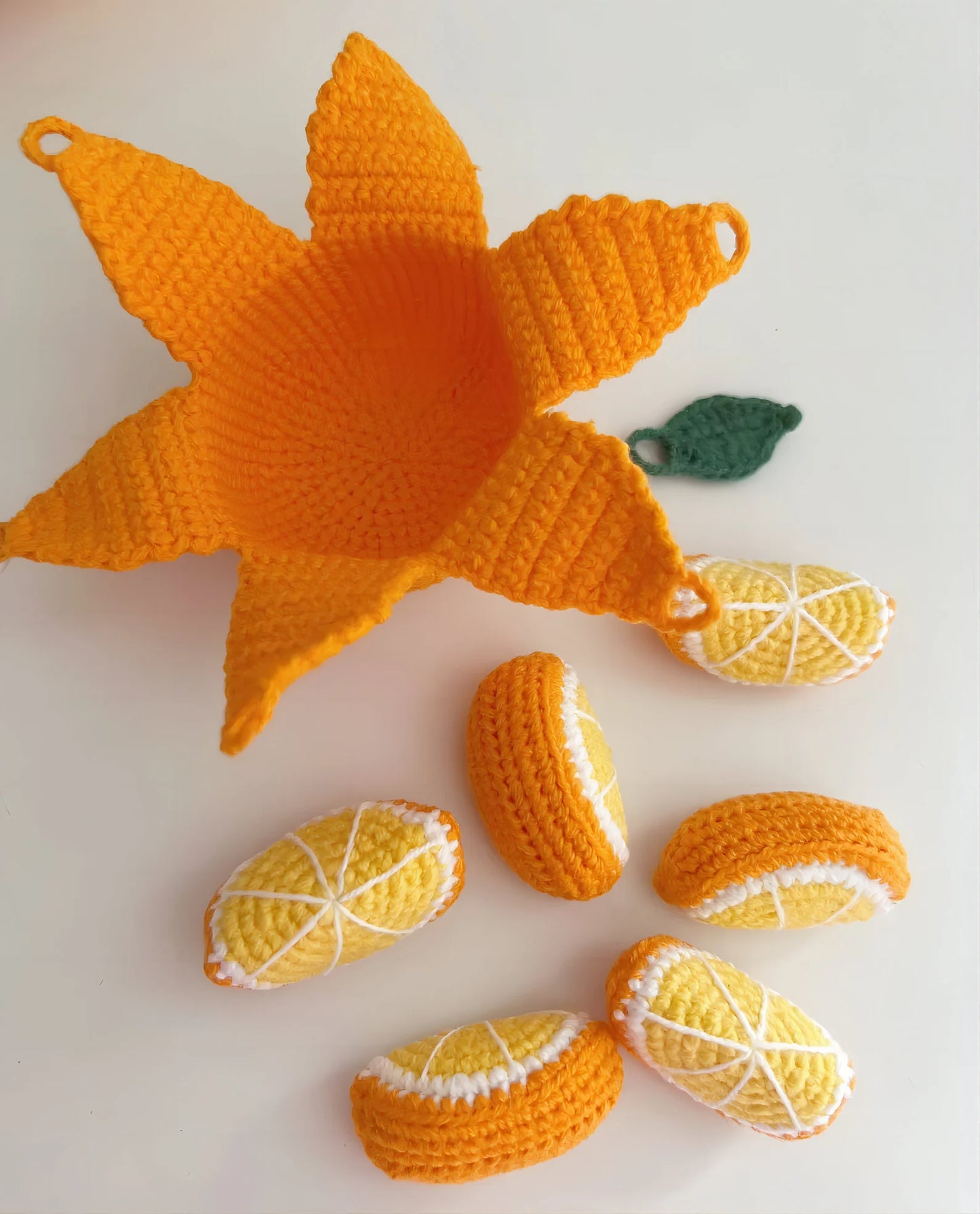 ✨ Orange Crochet Charm 🍊 | PDF Pattern 🧶