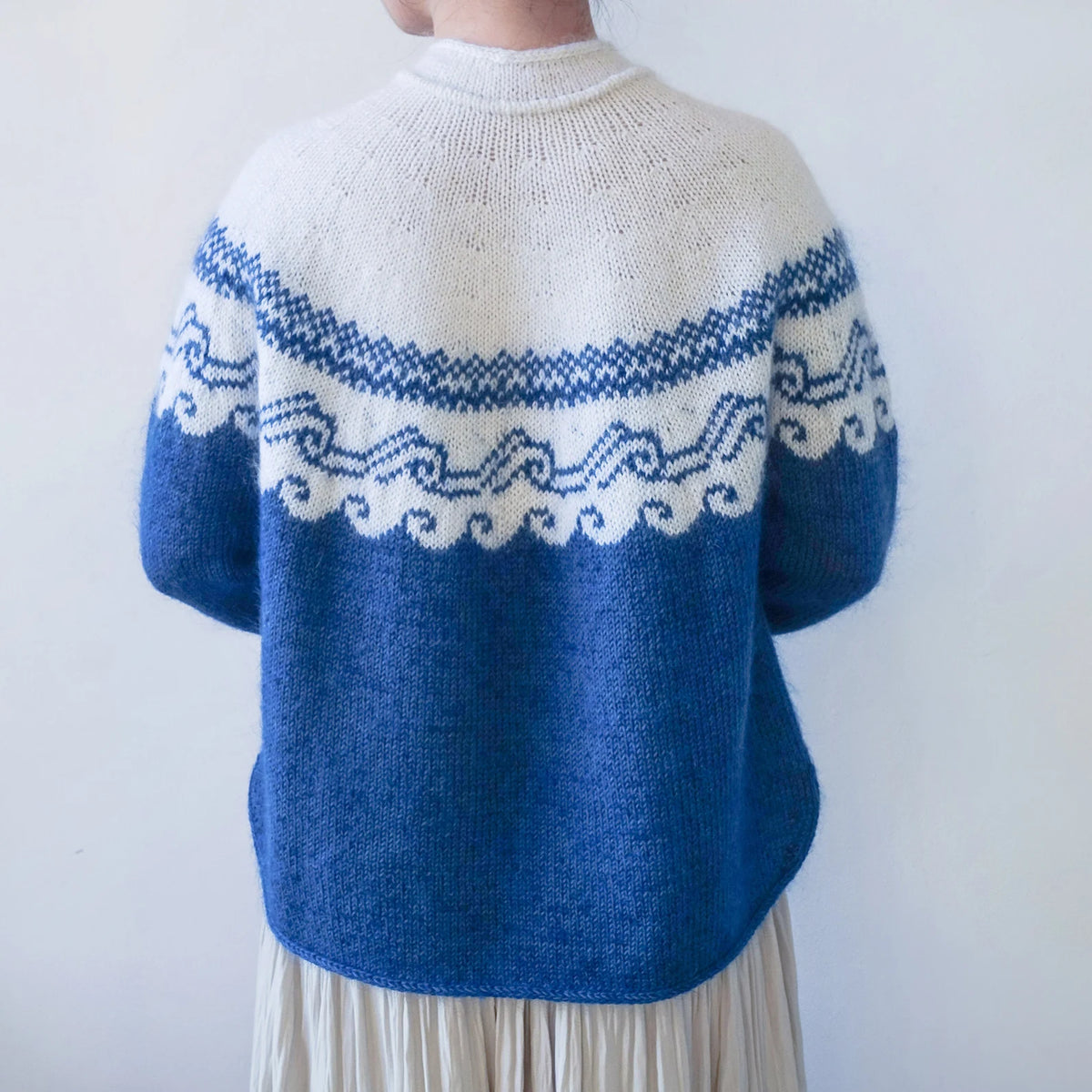 Ceramic Sweater Knitting Pattern | Porcelain Colorwork | XXS–5XL