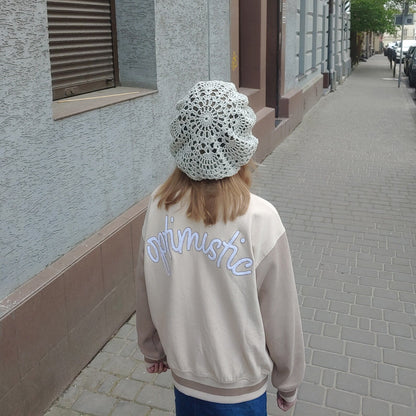 🌸 Lace Beret Crochet Pattern PDF