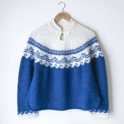 Ceramic Sweater Knitting Pattern | Porcelain Colorwork | XXS–5XL