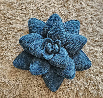 Flower Pillow Crochet Pattern PDF