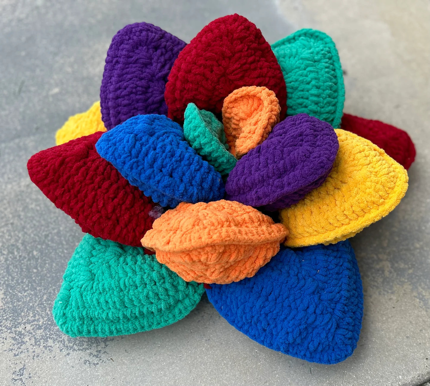 Flower Pillow Crochet Pattern PDF