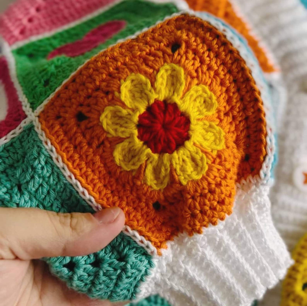 Joysie Kids Cardigan Crochet Pattern PDF (1–8 Years)