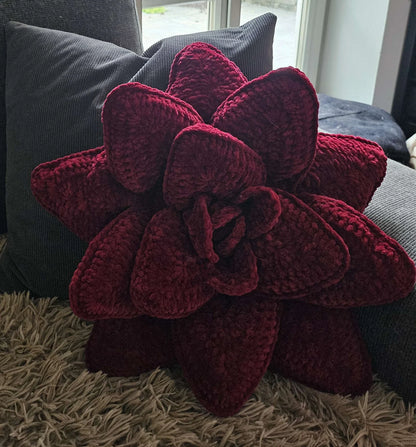 Flower Pillow Crochet Pattern PDF