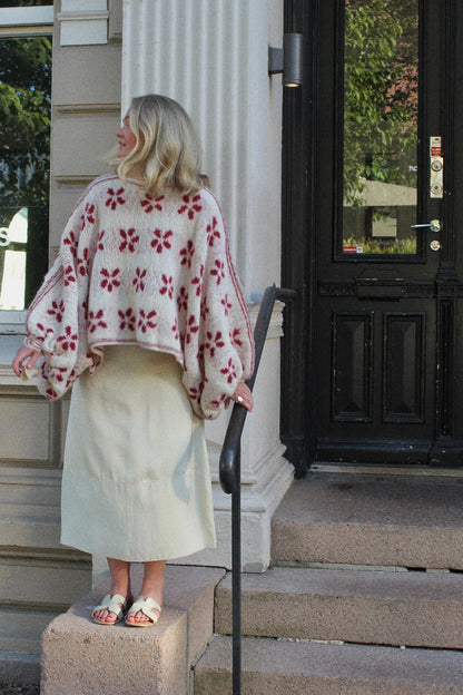 💕 Flirt Sweater – Chunky Knit Pattern PDF
