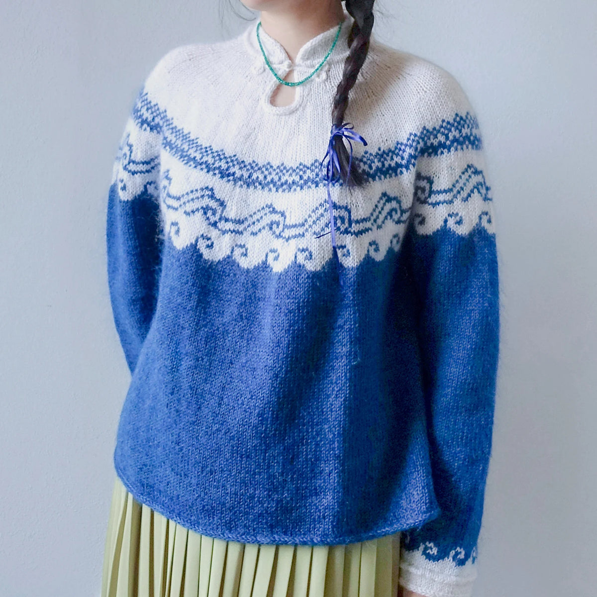Ceramic Sweater Knitting Pattern | Porcelain Colorwork | XXS–5XL