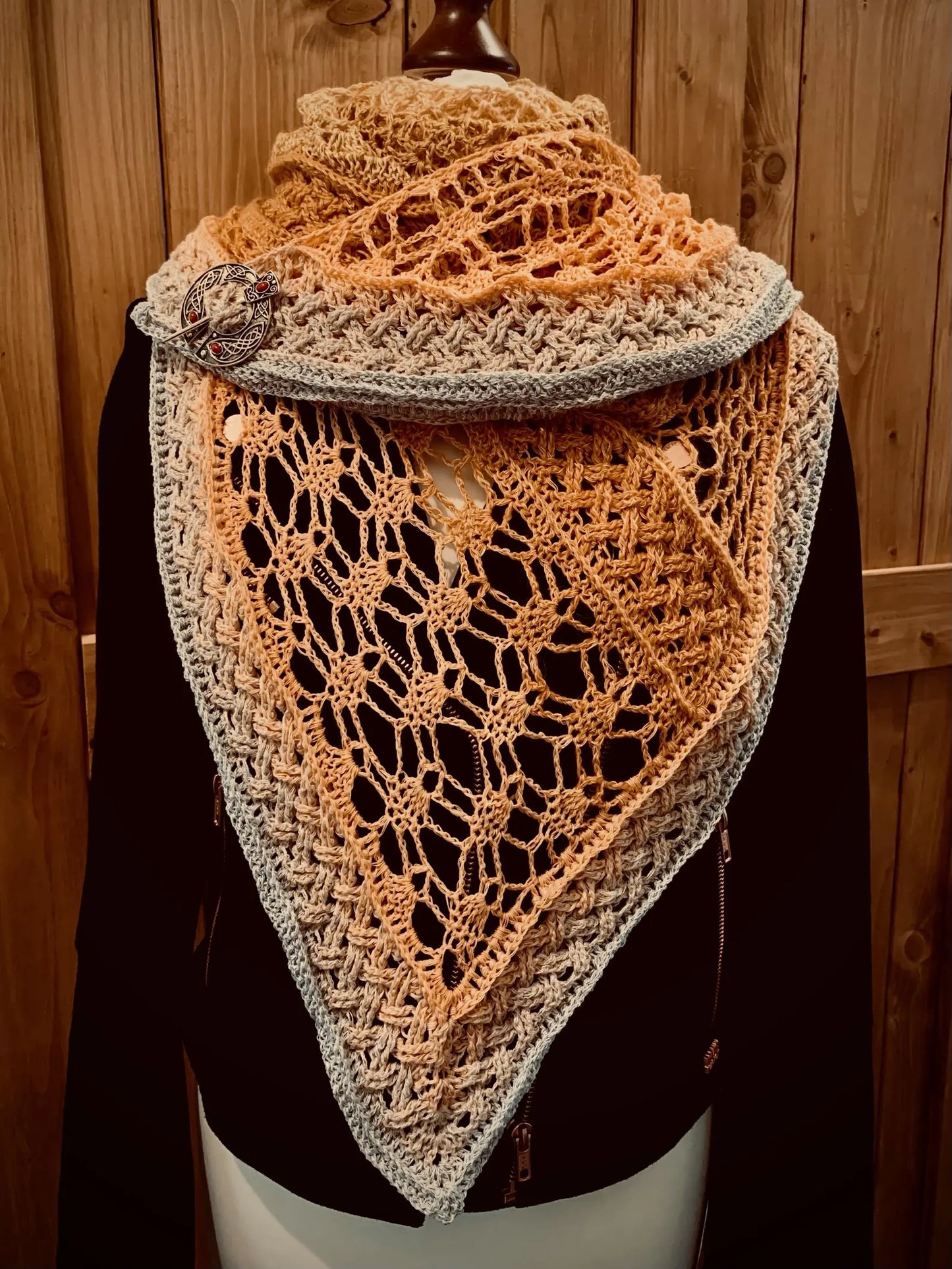 ✨ Elegant Crochet Shawl Pattern – Lightweight Summer Wrap 🧶