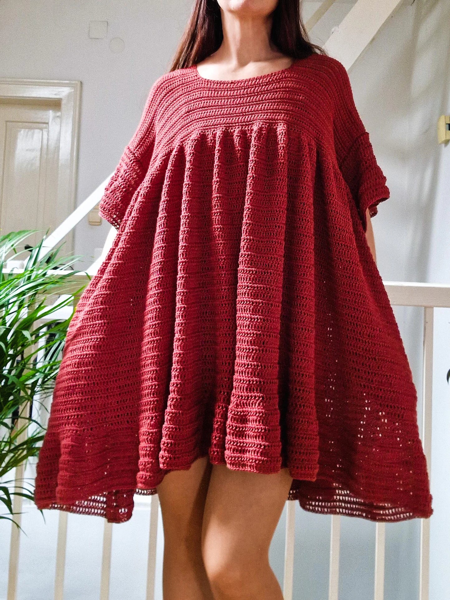 ☀️ Luna Crochet Dress – Breezy & Stylish Summer Tunic