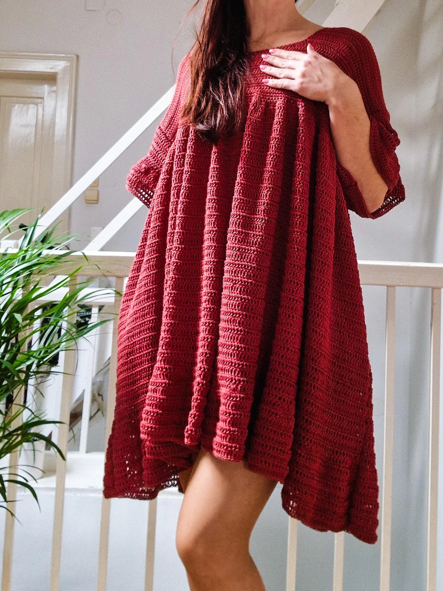 ☀️ Luna Crochet Dress – Breezy & Stylish Summer Tunic