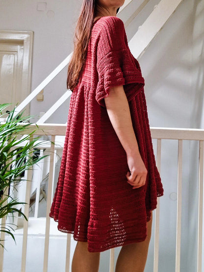 ☀️ Luna Crochet Dress – Breezy & Stylish Summer Tunic