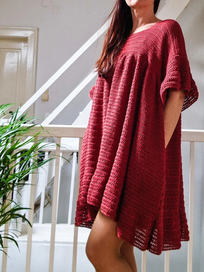 ☀️ Luna Crochet Dress – Breezy & Stylish Summer Tunic